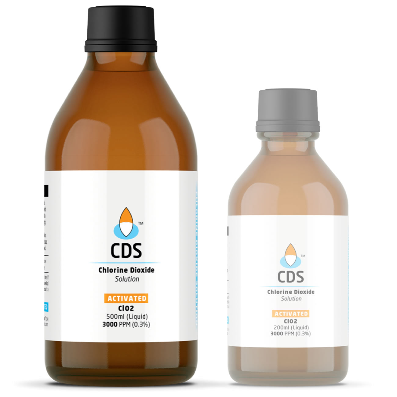 500ml Chlorine Dioxide Solution (CDS)(Miracle Mineral Solution) Glass Bottle